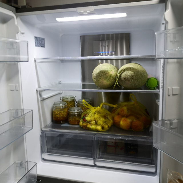 海尔(haier)bcd-462wdci462升十字门对开门,干湿分储,金属导冷背板