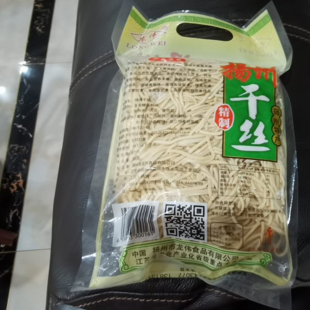 中华特色高邮馆龙伟扬州大煮干丝豆制品干丝烫煮干丝300克袋装华东