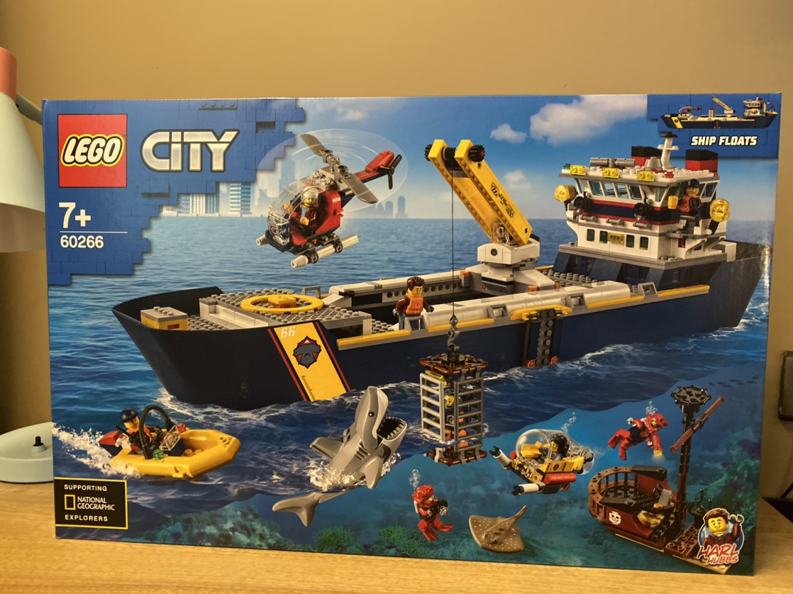 lego乐高城市系列海洋探险巨轮60266 男孩女孩7岁 生日礼物 玩具积木