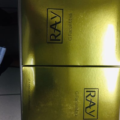 小样猫ray面膜金色女补水保湿收缩毛孔紧致提亮肤10片/盒