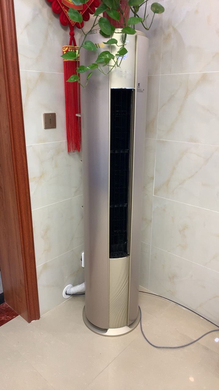 美的3匹m刻1级能效智能圆柱柜机 变频节能冷暖立式客厅wifi空调kfr