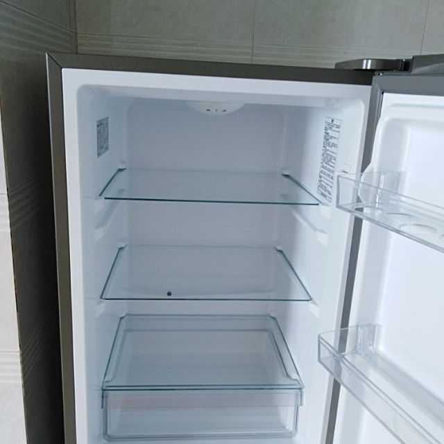 海尔(haier)bcd-178tmpt 178升双门两门家用小冰箱 时尚炫金 节能静音