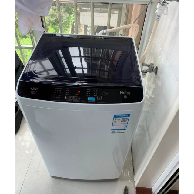 海尔haiereb80m0098公斤大容量全自动家用波轮洗衣机24小时预约一键桶