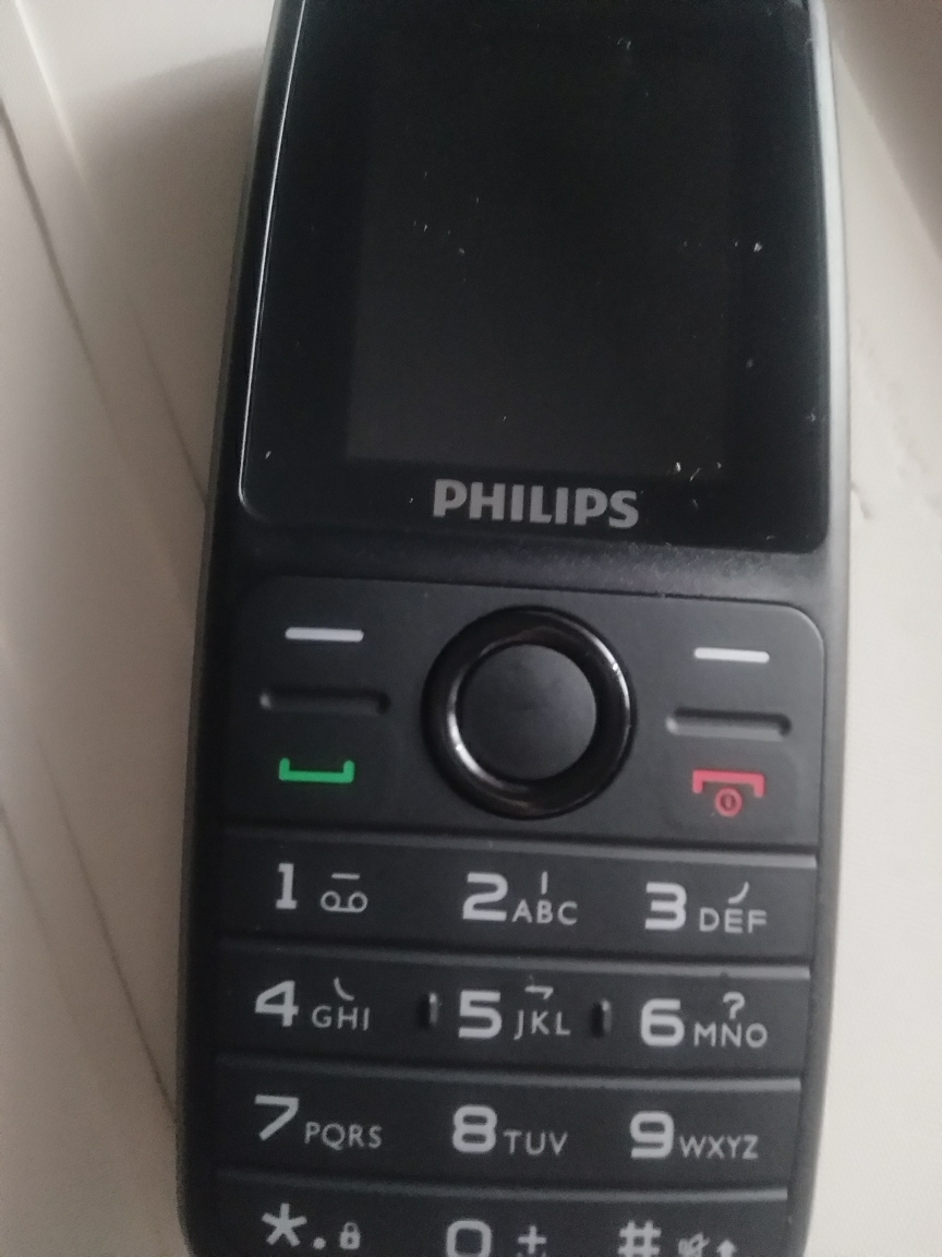 飞利浦(philips)e108 陨石黑 直板按键 移动联通2g 双卡双待 老人手机