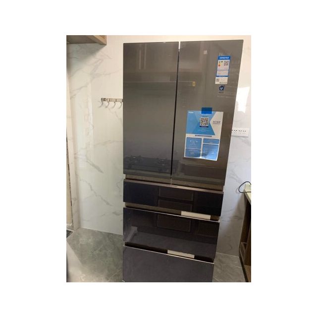 海尔(haier)426升多开门风冷无霜双变频冰箱家用一级能效 干湿分储 精