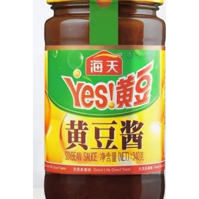 海天黄豆酱340g炒焖菜拌面非转基因黄豆豆瓣酱