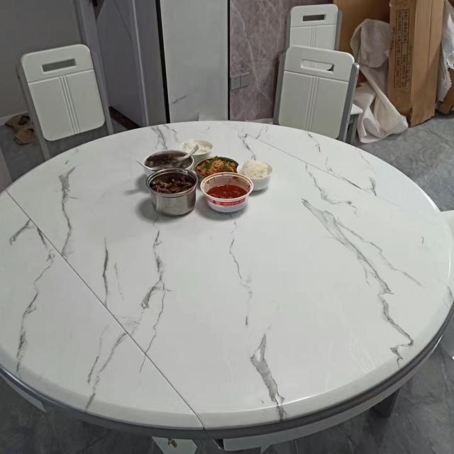 玻钢石餐桌单桌玻钢石款12米