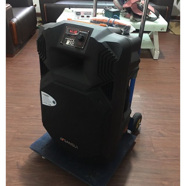 山水(sansui) ss1-15 户外广场舞音响移动拉杆无线蓝牙音箱电瓶便携式