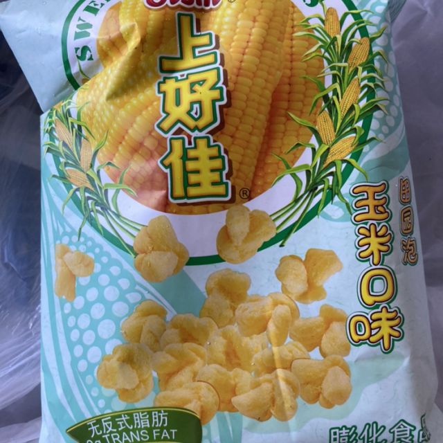 上好佳玉米口味田园泡膨化食品80g