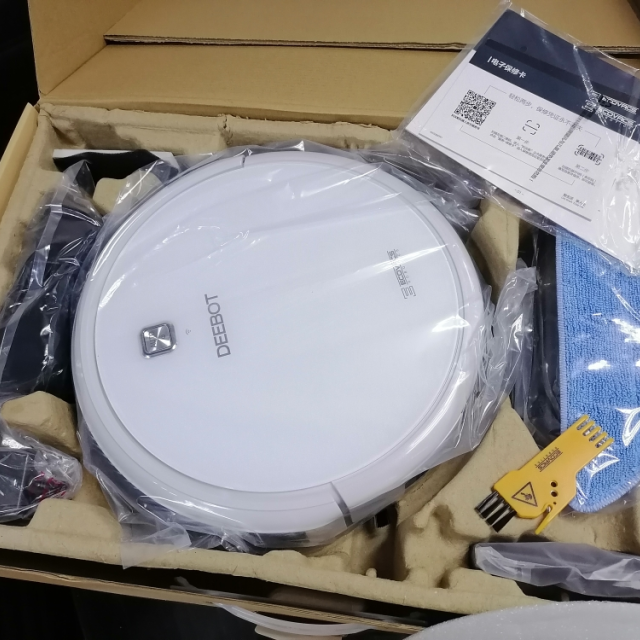 科沃斯ecovacs规划扫地机器人超薄洗擦拖地宝dh36全自动智能家用一体