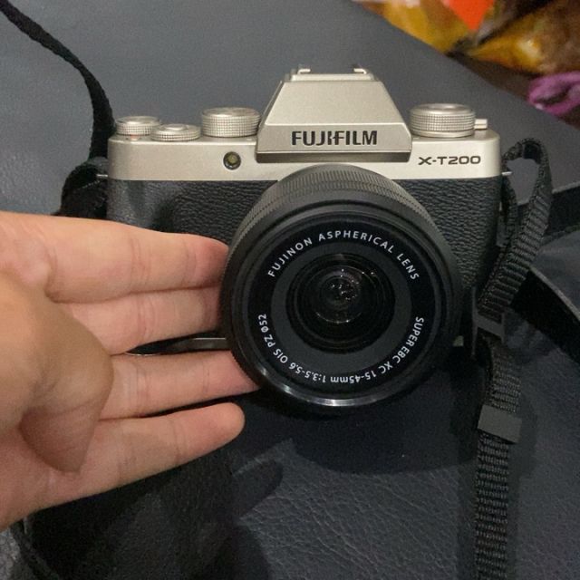 fujifilm富士xt2001545mm香檳金富士復古微單單電數碼vlog相機2420萬