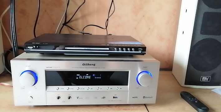 1蓝牙ktv音响hdmi重低音卡拉ok数字hifi发烧高清家庭影院空放机晒单图