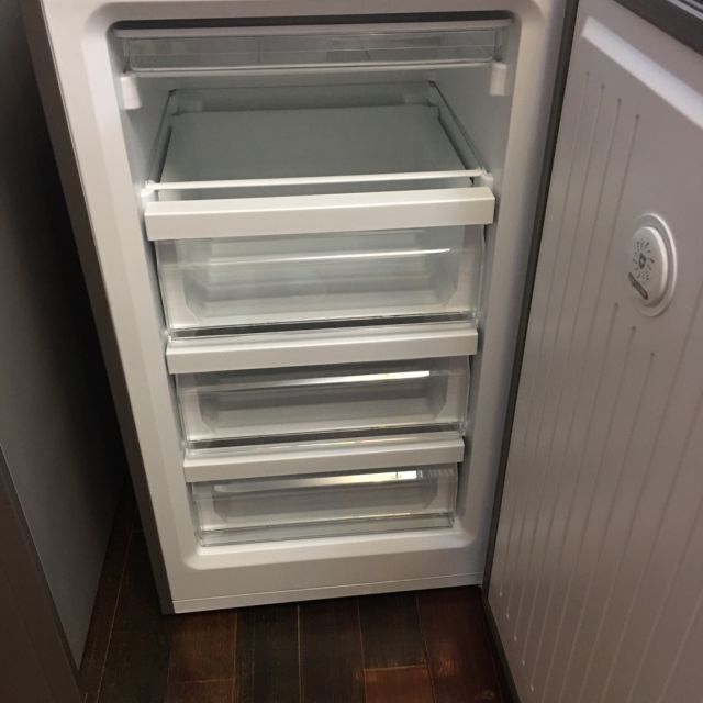 美的midea118升立式侧开门抽屉冰柜单温冷冻冷藏保鲜柜一级节能阻霜