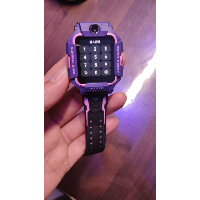 【前后双摄 酷炫新品】小天才电话手表z6 幻紫4g全网通儿童智能防水