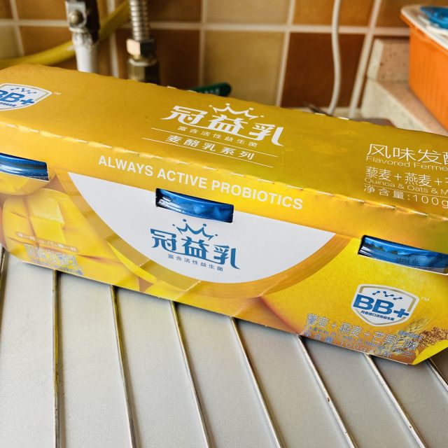 > 蒙牛 冠益乳bb-12麦酪乳 藜麦 燕麦 芒果 100g*3杯商品评价 > 芒果