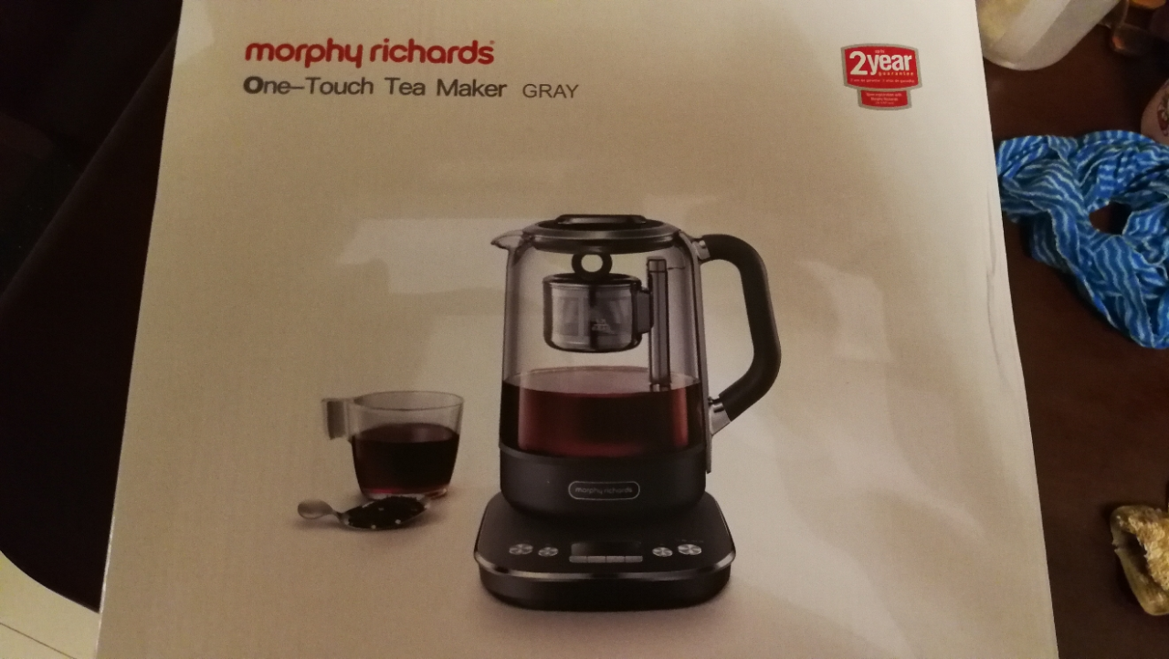 摩飞电器(MORPHY RICHARDS) 多功能升降煮茶器办公室全自动养生壶家用大容量花茶壶MR6088深空灰晒单图