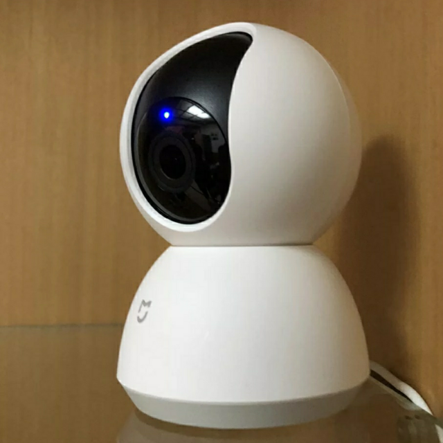 小米米家智能摄像机云台版2k全景摄像头家用网络监控白色