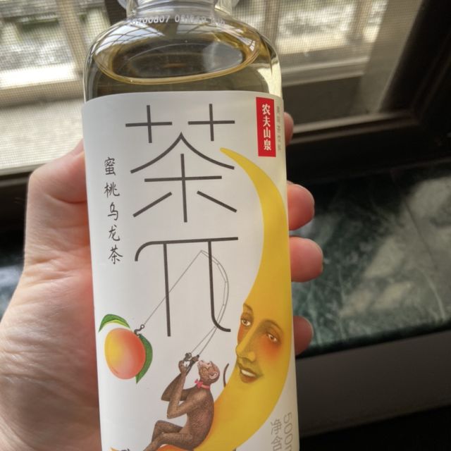 農夫山泉茶π茶派蜜桃烏龍茶500ml15瓶整箱