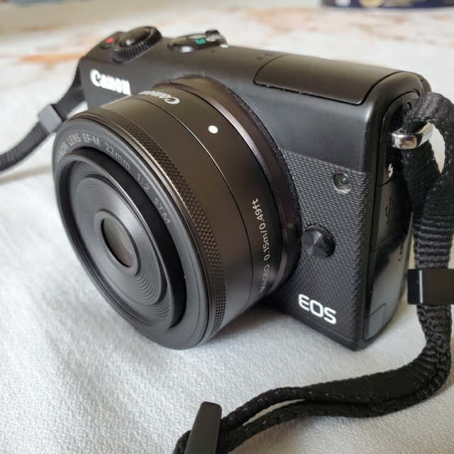 佳能(canon)ef-m 22mm f2 stm微单定焦镜头 微单饼干 22定焦 人像定焦