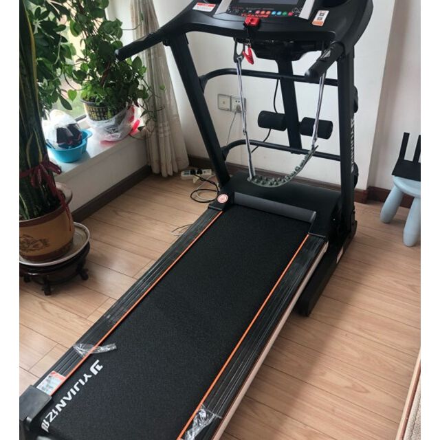 亿健yijian007跑步机家用折叠超静音多功能电动健身器材015度自由调节