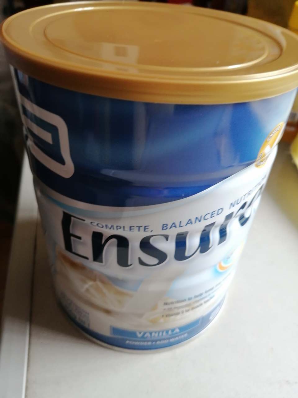 雅培(abbott)安素ensure成人营养奶粉850g 香草味1罐 澳洲原装进口