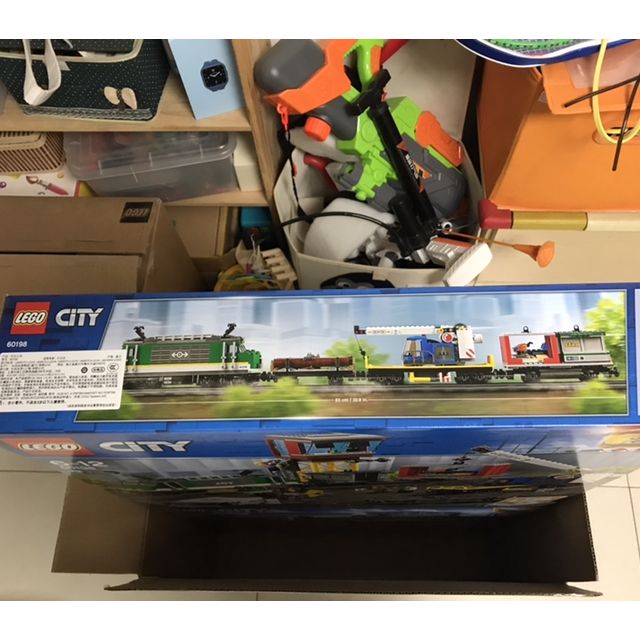 lego乐高city城市系列货运火车60198积木玩具