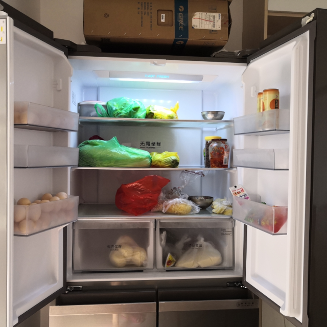 海尔haier多门冰箱风冷无霜干湿分储变频冰箱家用549升大容量四门十字