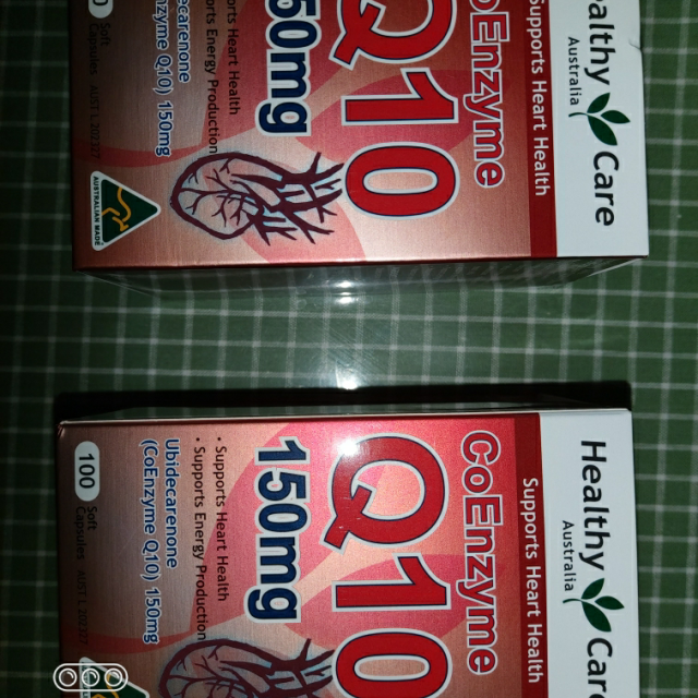 healthycare护心宝辅酶q10100粒纳世凯尔原装进口瓶装软胶囊辅酶q10