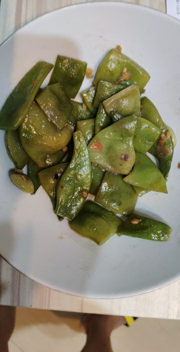 东北豆角油豆角新鲜蔬菜一点红油豆角面豆角开锅烂多省 5斤油豆角晒单