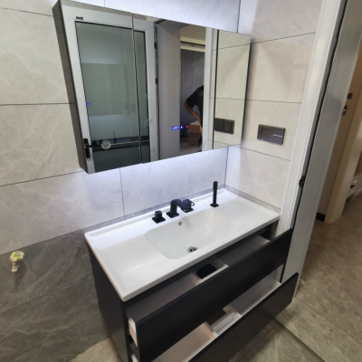 白色恋人卫浴家具710 白色恋人北欧风格浴室柜组合现代简约卫生间洗漱