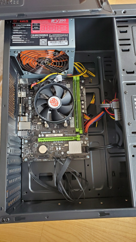 ssd/8gb内存 家用企业客服办公主机 台式电脑主机 diy组装机 电脑晒单