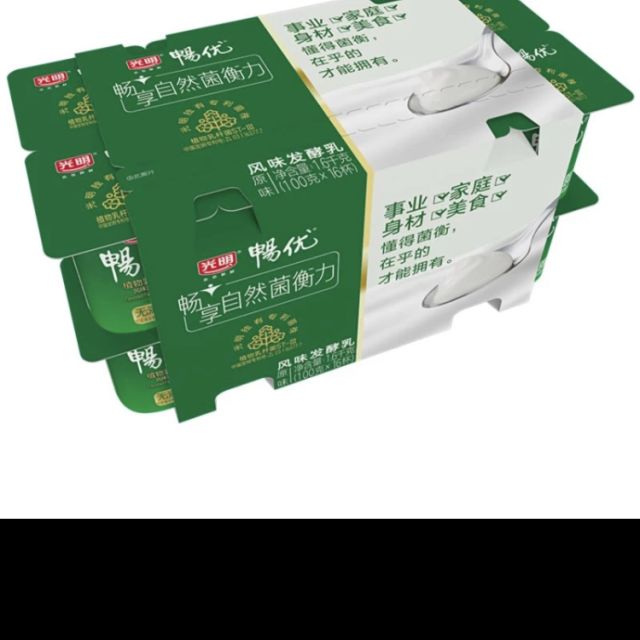 光明畅优100g发酵乳16连杯原味