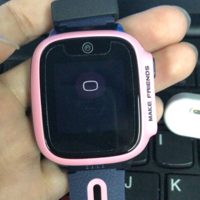 小天才电话手表q1s 石蕊粉 移动联通双4g儿童智能防水定位视频学生男