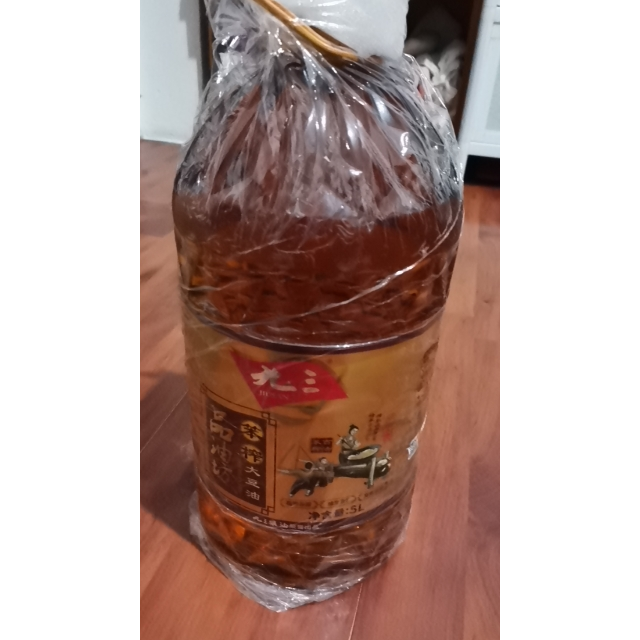 正品九三大豆油古法笨榨东北大豆油5升品油坊压榨非转基因食用油新老