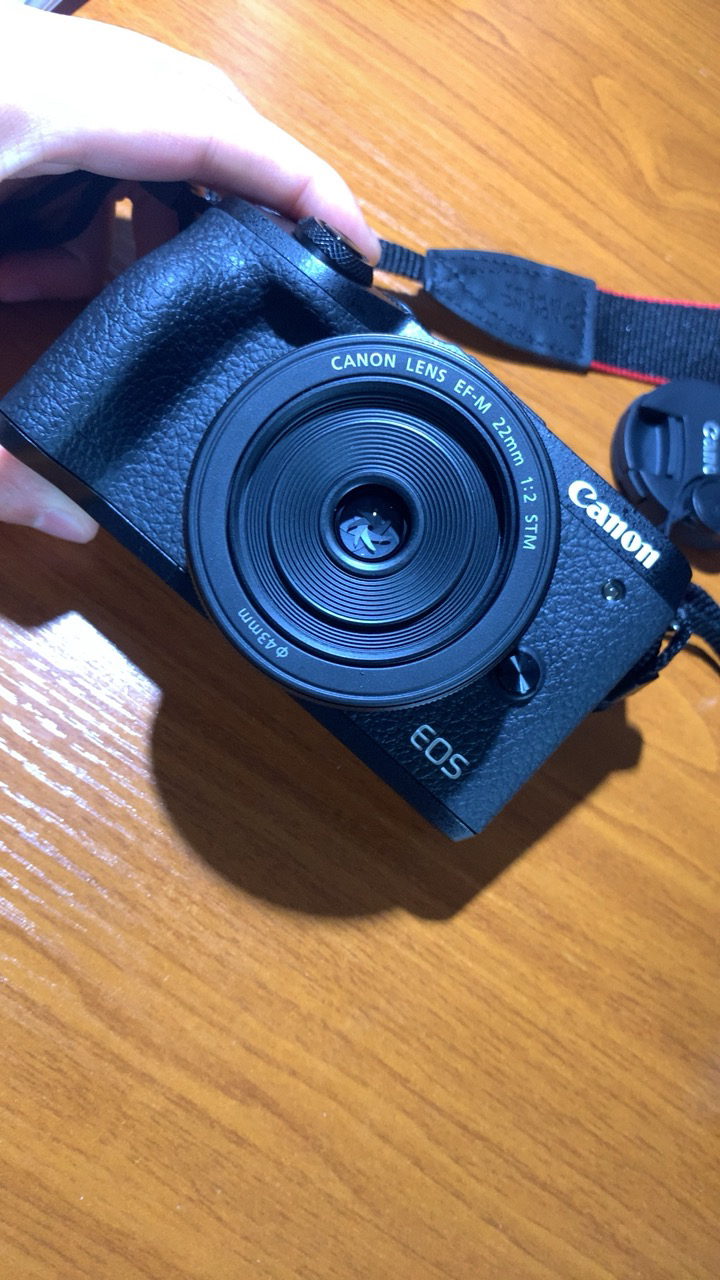 佳能(canon)ef-m 22mm f2 stm定焦镜头 22定焦 微单饼干头 适合eos