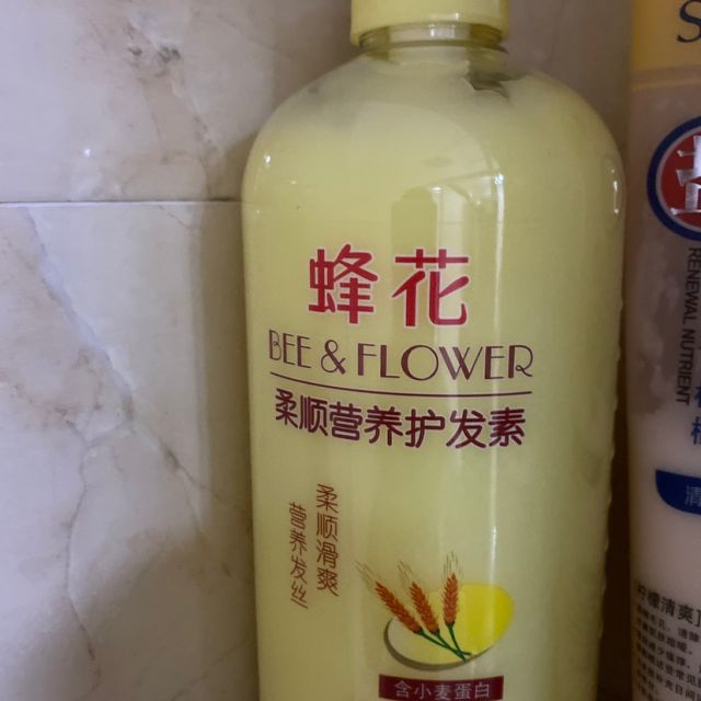 蜂花beeflower柔顺营养护发素1l