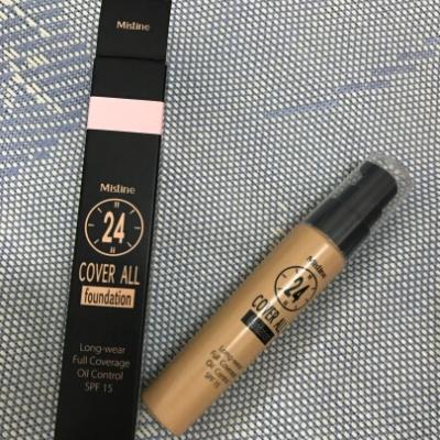 Mistine/蜜丝婷24小时粉底液粉霜遮瑕保湿持久控油奶油肌F2自然色 25g晒单图