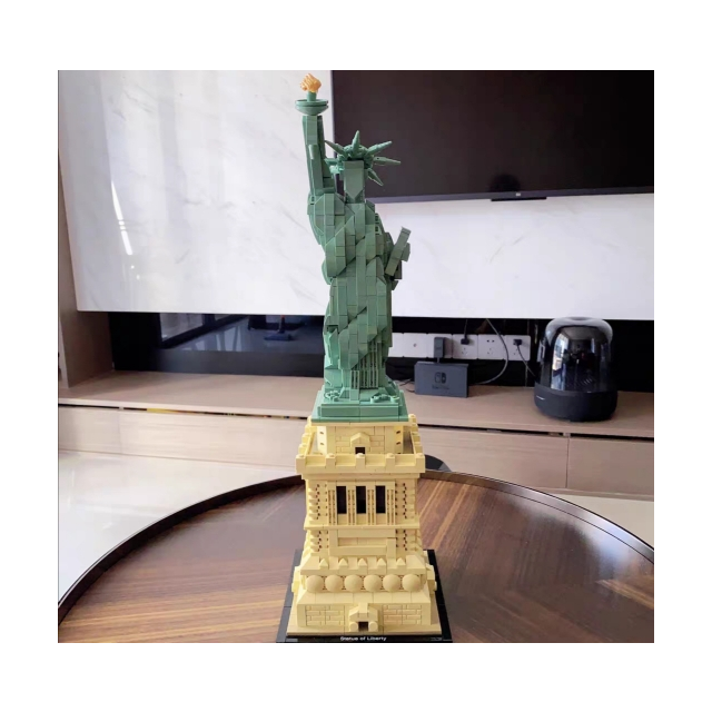 lego乐高architecture建筑系列自由女神像21042积木玩具