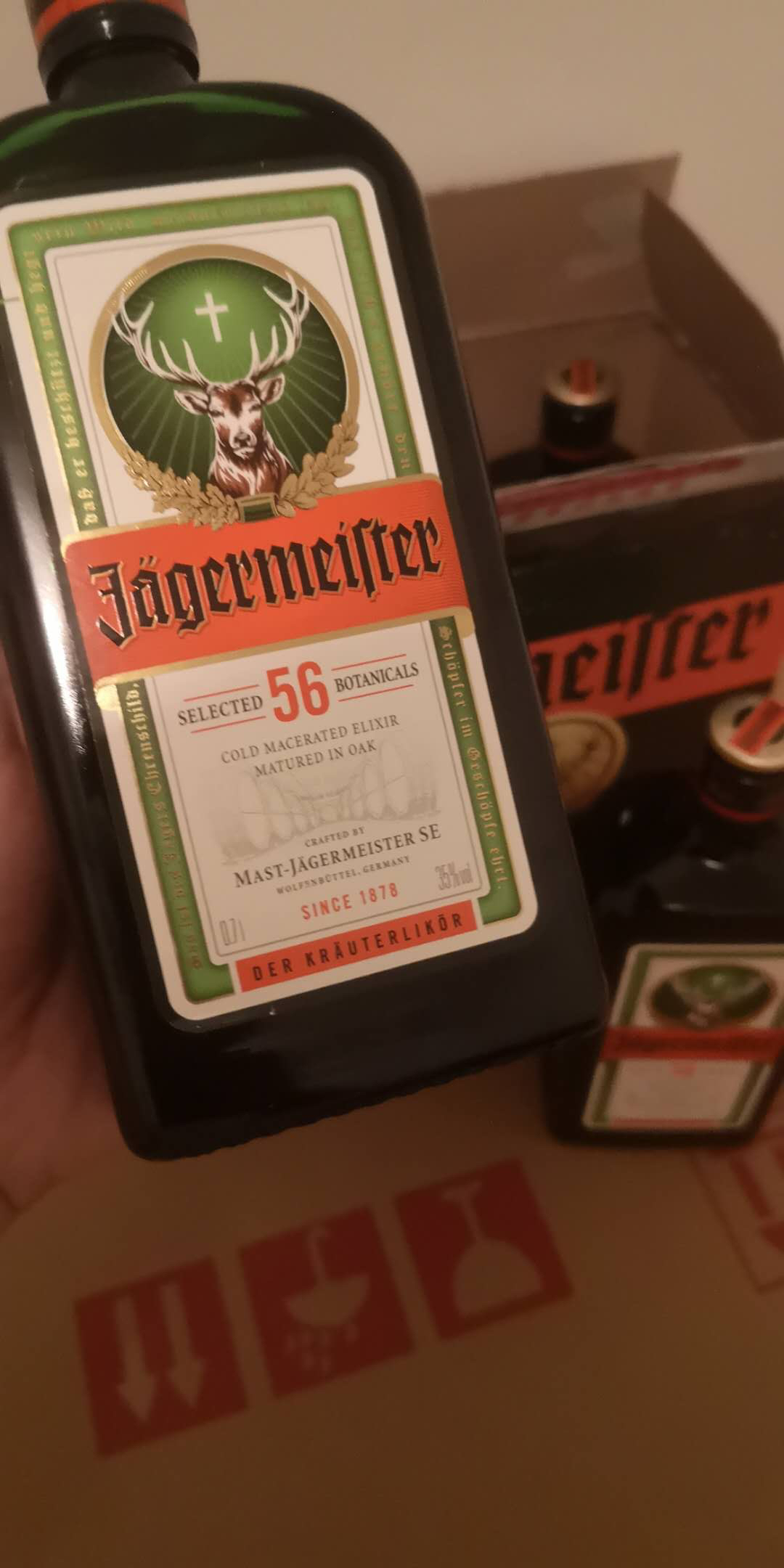 【 送子弹杯 红牛】野格力娇酒700ml 德国进口洋酒圣鹿利口酒基酒晒单