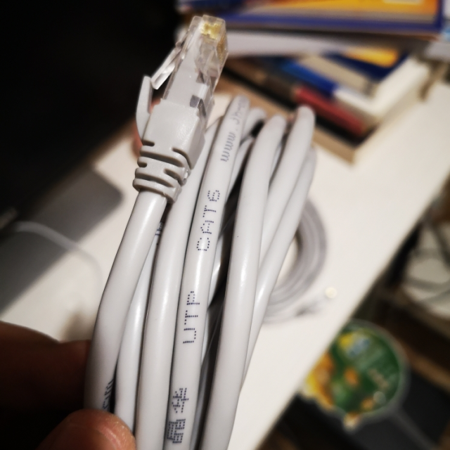 晶华 六类千兆网线 cat6类高速网络连接线 家用电脑宽带机顶盒非屏蔽8