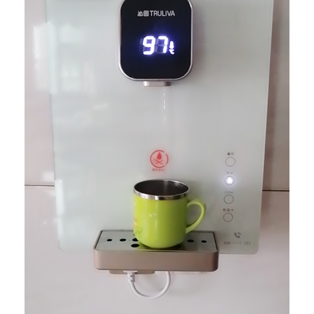 沁园(qinyuan)家用台上式管线机加热一体壁挂式厨房无胆速热即热式