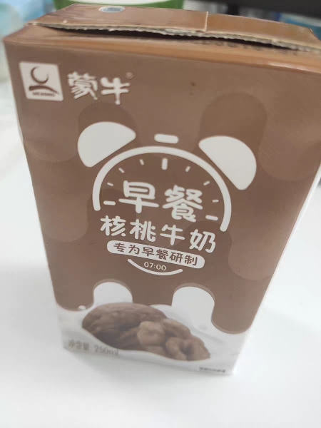 蒙牛早餐奶核桃味利乐包250ml×16盒晒单图