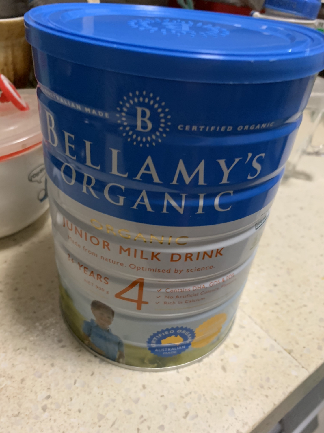 bellamys 贝拉米有机配方奶粉4段(3岁以上)900g/罐 原罐原装进口【6