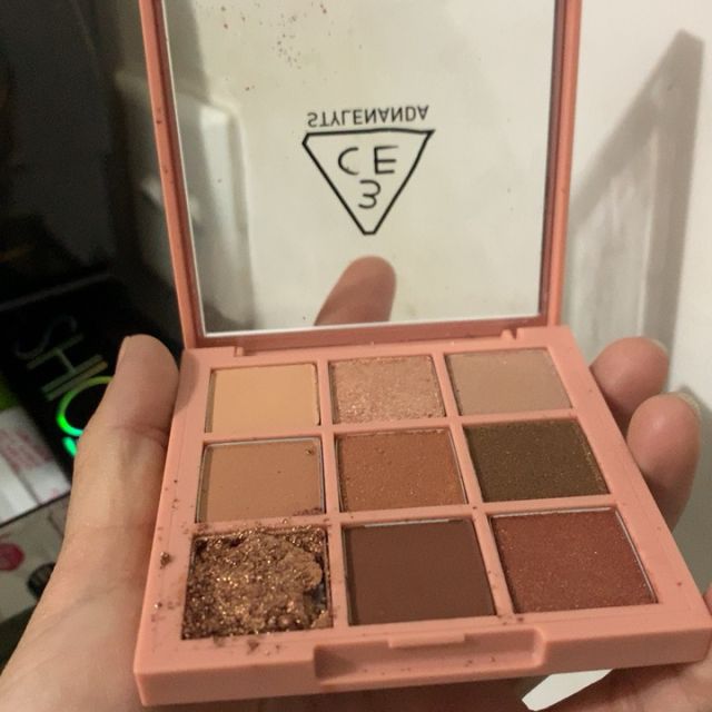 3ce情调配方哑光质地九色眼影盘overtake81克盒