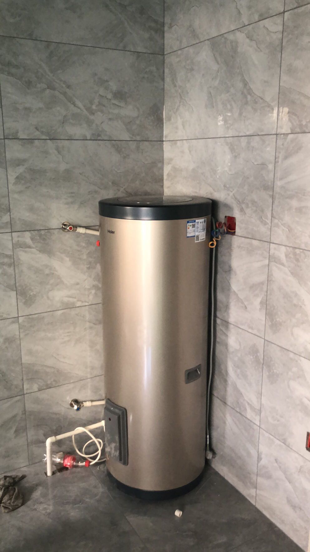 海尔电热水器商用大容量3000w速热中央全屋热水器储水式落地竖式立式