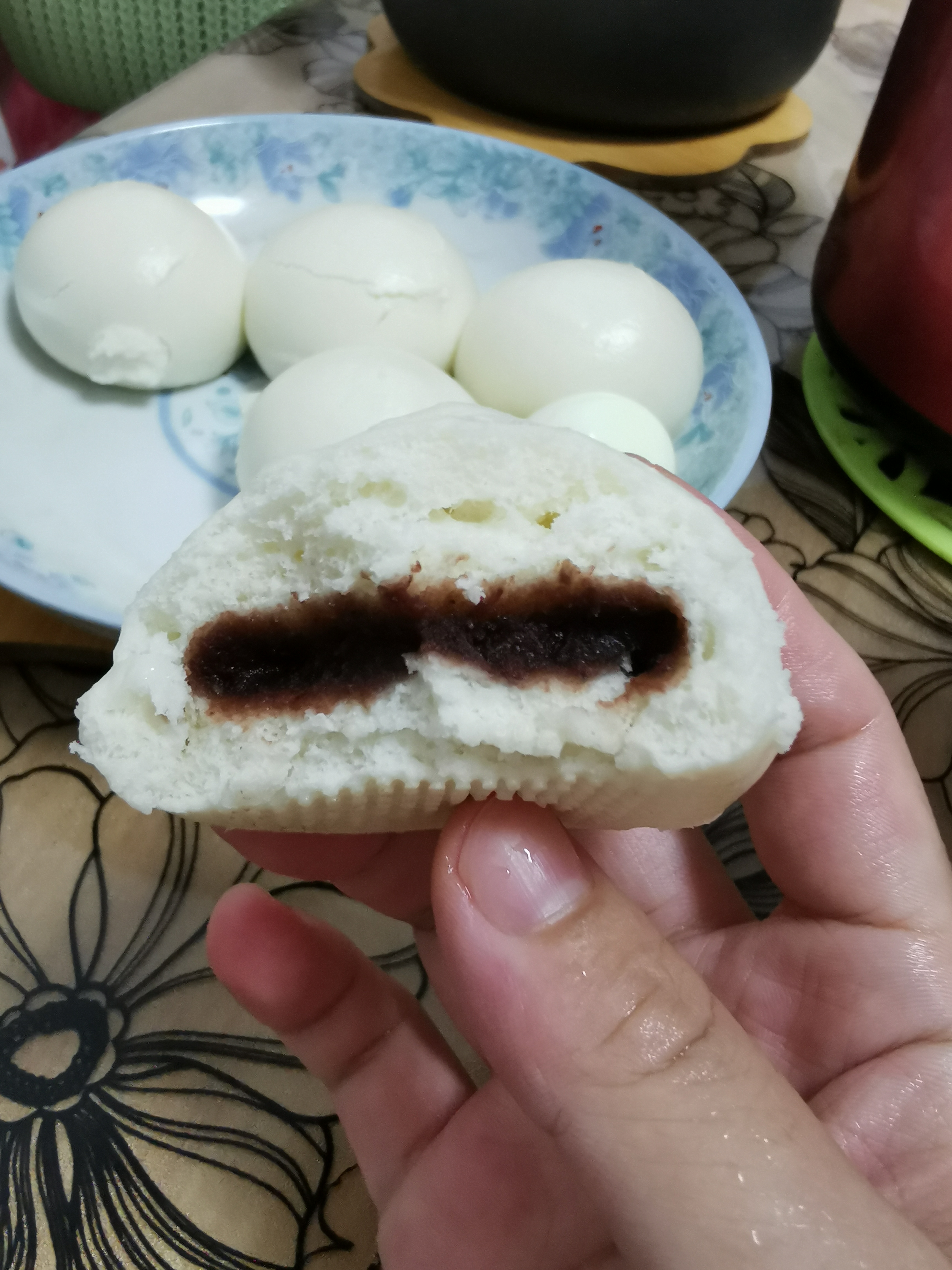 思念 中华面点 秘制豆沙包 960g 速冻包子 面食 面点 点心晒单图