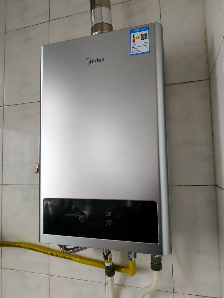 美的(midea)12升燃气热水器jsq22-hwa(t)12升 美的热水器天然气家用