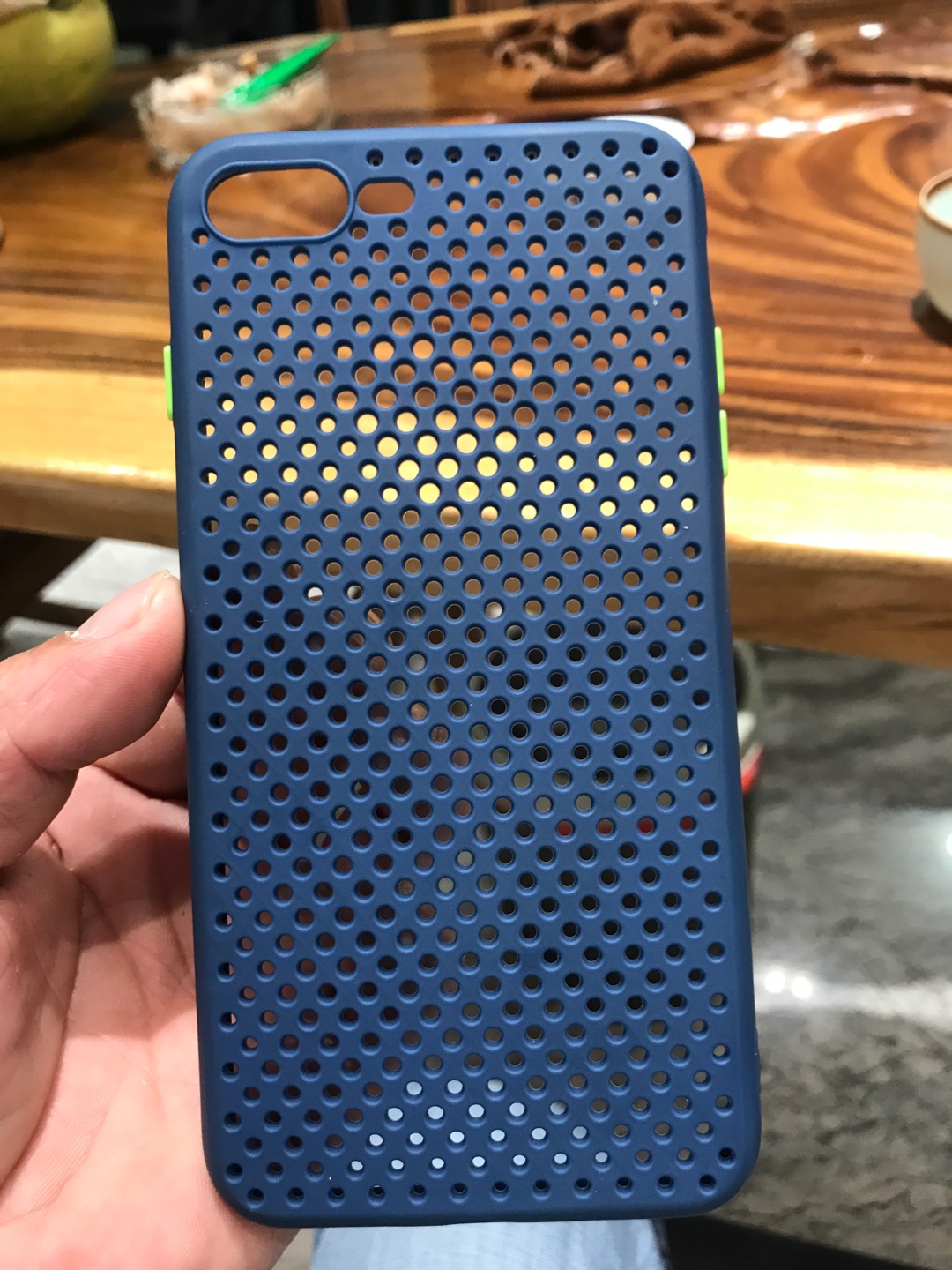 鸿伟科iphone8手机套 磨砂散热 iphone 7 plus手机壳 简约透气 7plus