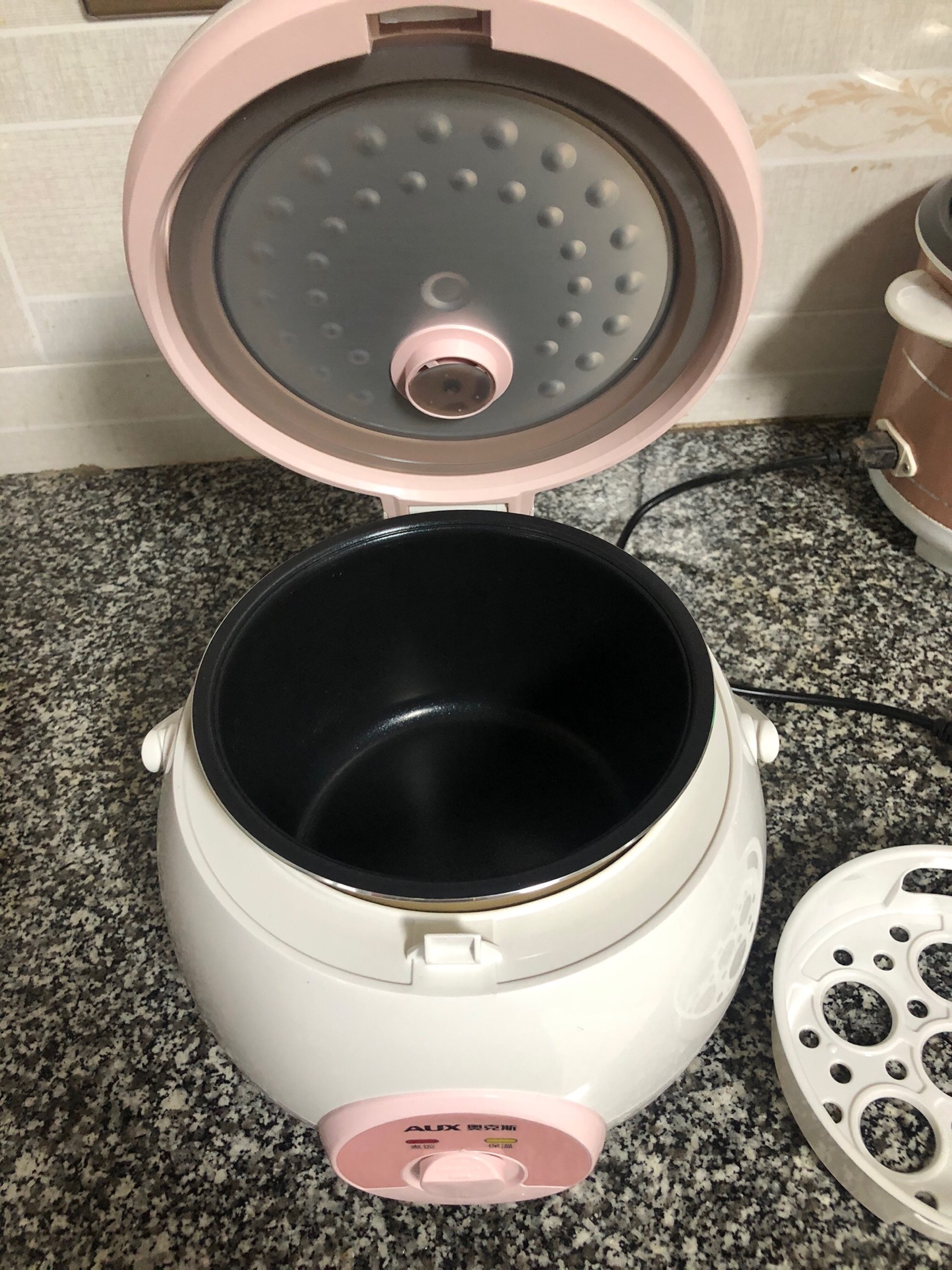 奥克斯(aux)迷你电饭煲 wxa-0203bm 小型电饭锅1-2人家用学生宿舍可爱