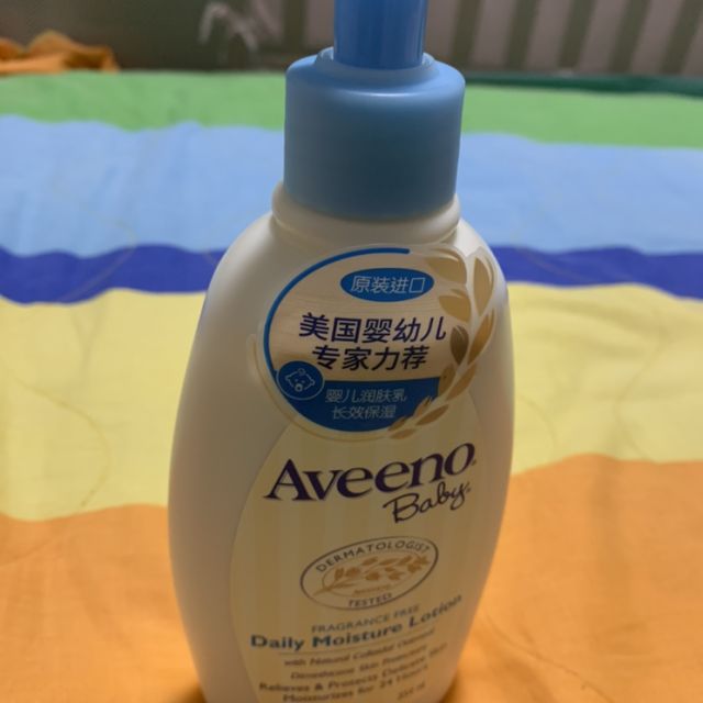 aveeno艾惟诺婴儿每日倍护润肤乳无香型354ml宝宝儿童润肤露婴儿面霜